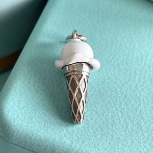 Tiffany Ice Cream Cone Pendant Charm